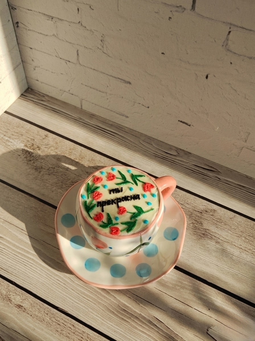 Торт в кружке